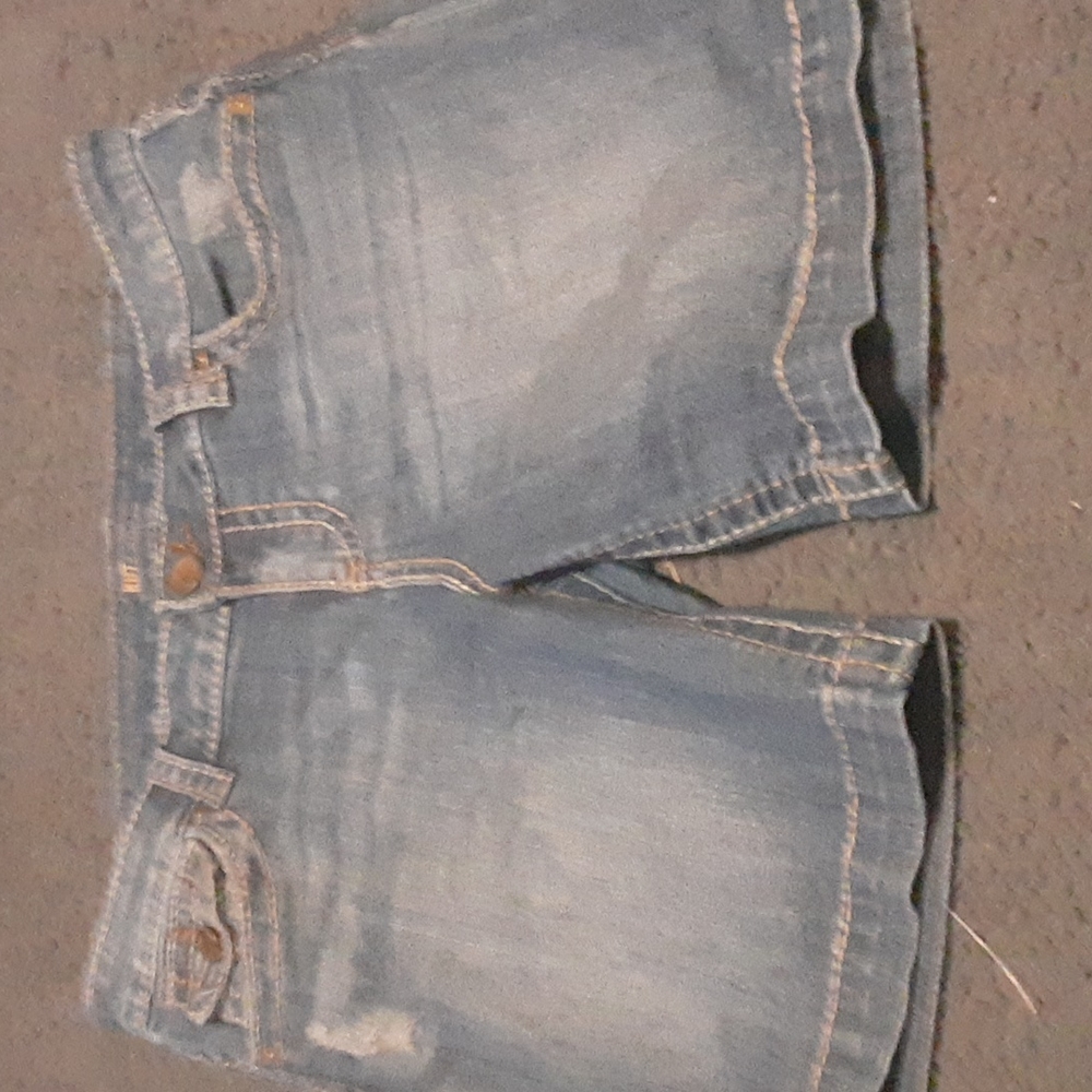 Pair of jean shorts